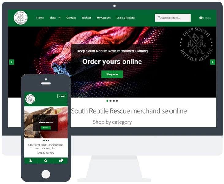 Deep South Reptile Rescue Online Store